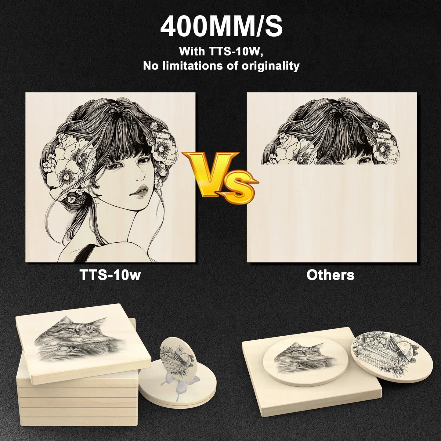 TwoTrees TTS-10 Pro 80W Laser  TTS-55Pro Laser